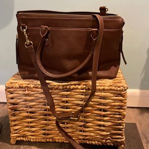 Lands’ End Regaatta Leather Satchel